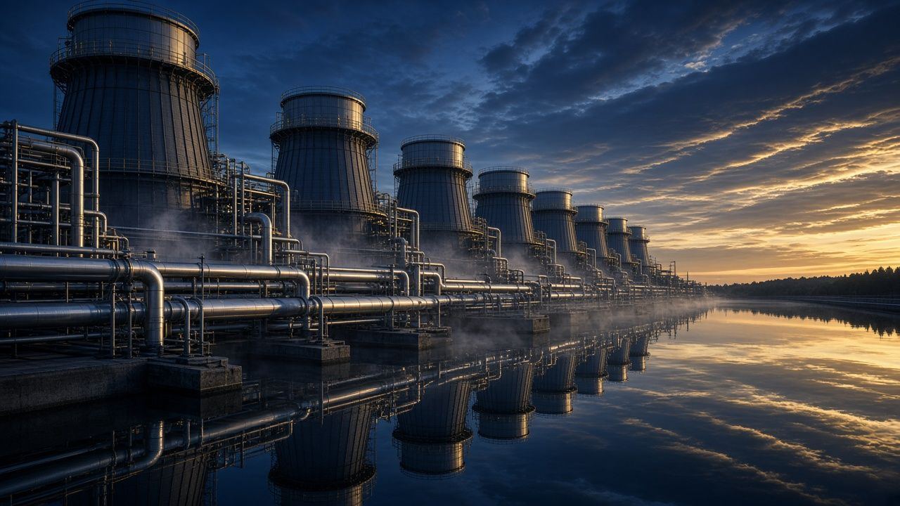 Cooling infrastructure with piping
